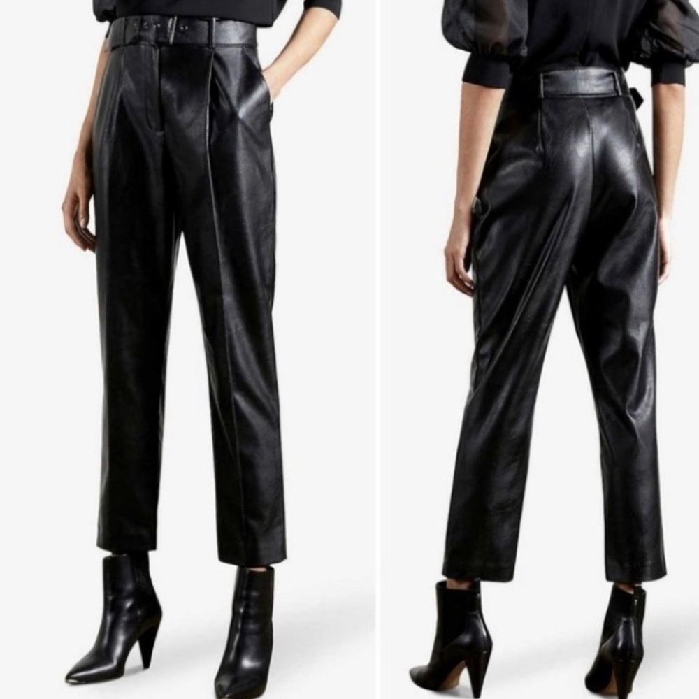 NWT TWD BAKER FAUX LEATHER PANTS